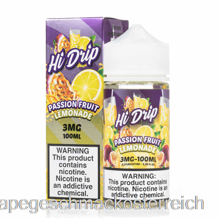 Passionsfruchtlimonade – Hi-Drip-E-Liquid – 100 Ml, 3 Mg Vape-Geschmack
